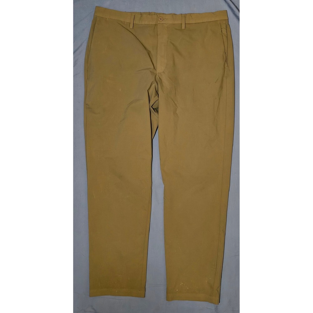 Polo Ralph Lauren Pants Mens 38x30 Khaki Straight‎ Fit Flat Front Casual Classic